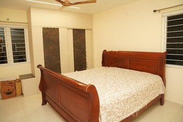 Bedroom in 3 BHK Apartment at Aparna Sarovar Zenith, Nallagandla – for Rent