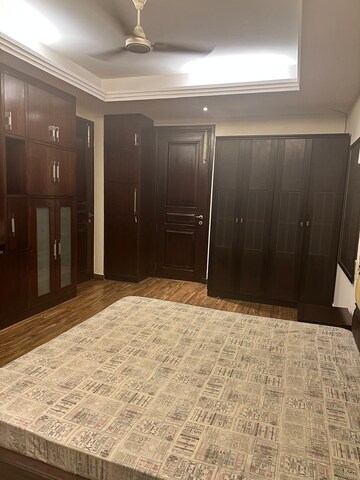 Bedroom in 1 BHK Builder Floor at Panchsheel Enclave – for Rent