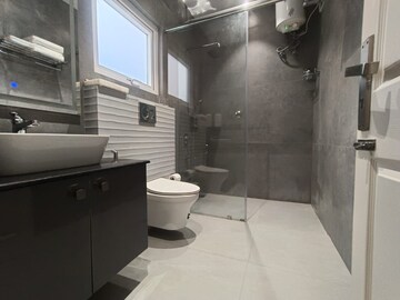 Bathroom in 4 BHK Villa at Ansal Sushant Lok I, Sector 43 – for Rent