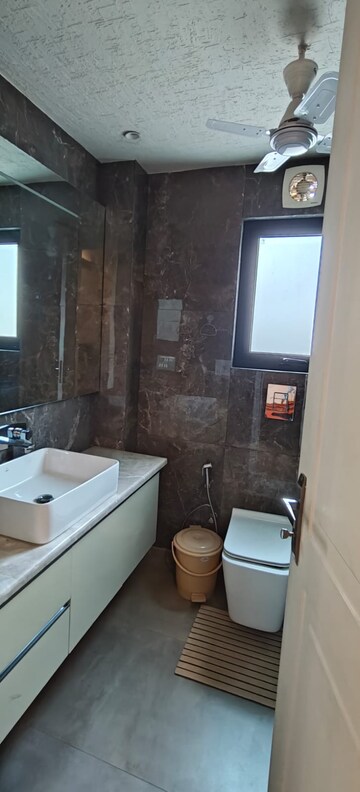 Bathroom in 3 BHK Builder Floor at Defence Colony – for Rent