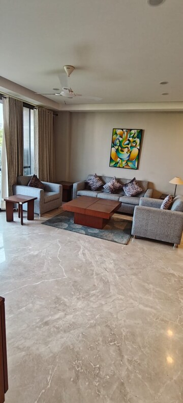Living Room in 3 BHK Builder Floor at Defence Colony – for Rent