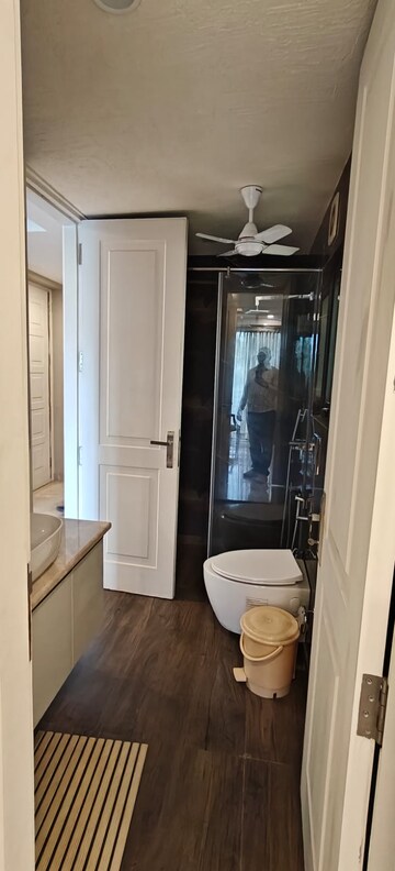 Bathroom in 3 BHK Builder Floor at Defence Colony – for Rent