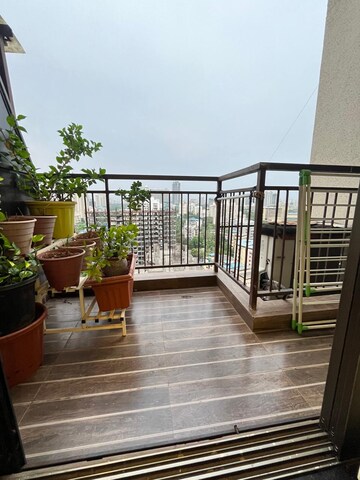 Balcony in 2 BHK Apartment at Dev Ashoka Apartment, Vartak Nagar – for Rent
