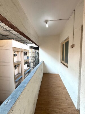 Balcony in 1 BHK Apartment at Vrindavan Society Thane West, Vrindavan Society – for Sale