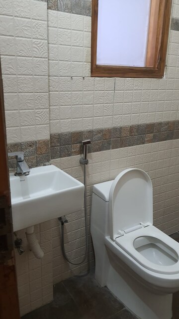 Bathroom in 3 BHK Builder Floor at Sector 4 – for Rent