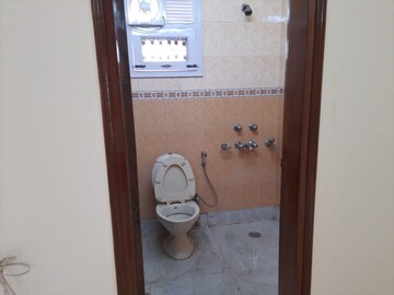 Bathroom in 3 BHK Builder Floor at Chattarpur – for Rent