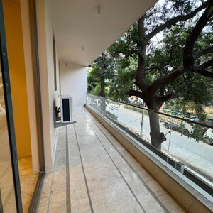 Balcony in 4 BHK Builder Floor at Malibu Shopping Arcade, South City 2 – for Sale