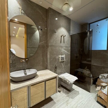 Kitchen in 4 BHK Builder Floor at Malibu Shopping Arcade, South City 2 – for Sale
