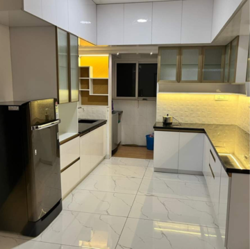 Kitchen in 4 BHK Apartment at Bhoomi Celestia, Kanch Pada – for Rent