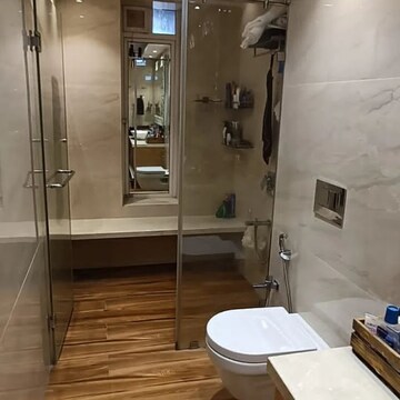 Bathroom in 4 BHK Apartment at Bhoomi Celestia, Kanch Pada – for Rent