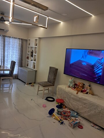 Living Room in 3 BHK Apartment at Ruparel Orion, Chembur – for Rent