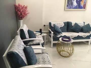 Living Room in 3 BHK Apartment at Ruparel Orion, Chembur – for Rent