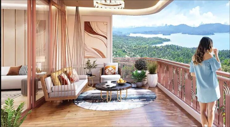 Balcony, lodha-corinthia 3 Bedroom 1045 Sq.Ft. Apartment In Bhandup West Mumbai 8733763