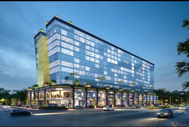 Exterior View, vip road vesu Commercial Showroom 6500 Sq.Ft. In Vip Road Vesu Surat 8733372