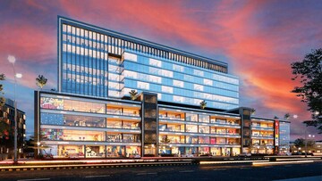  Office Space – Exterior View View at Shyamal - for Rent