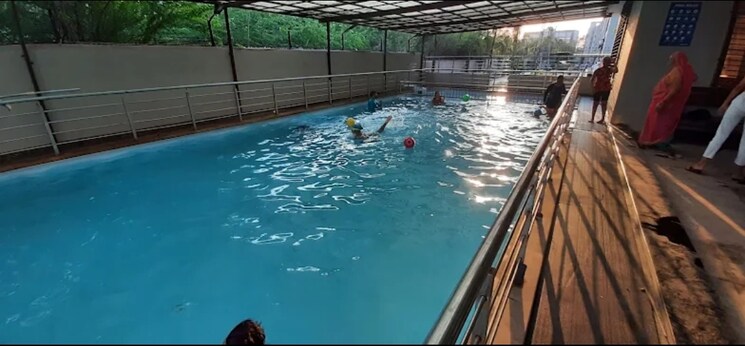 Swimming Pool, althan 2 Bedroom 1300 Sq.Ft. Apartment In Althan Surat 8733624