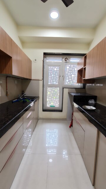 Kitchen in 2 BHK Apartment at L & T Seawoods Residences Phase 1 Part A, Seawoods – for Rent