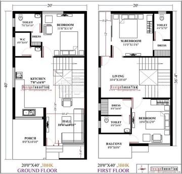 Floor Plan in 4 BHK Independent House at Turner Road – for Sale