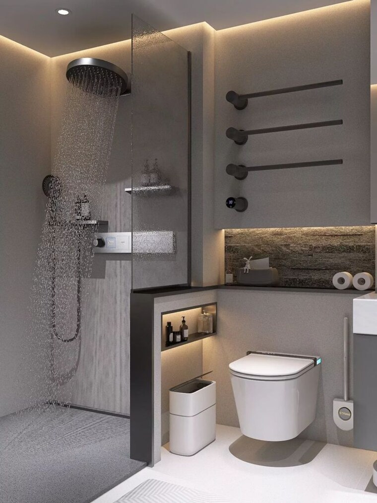 Bathroom, turner road 4 Bedroom 1700 Sq.Ft. Independent House In Turner Road Dehradun 8733617