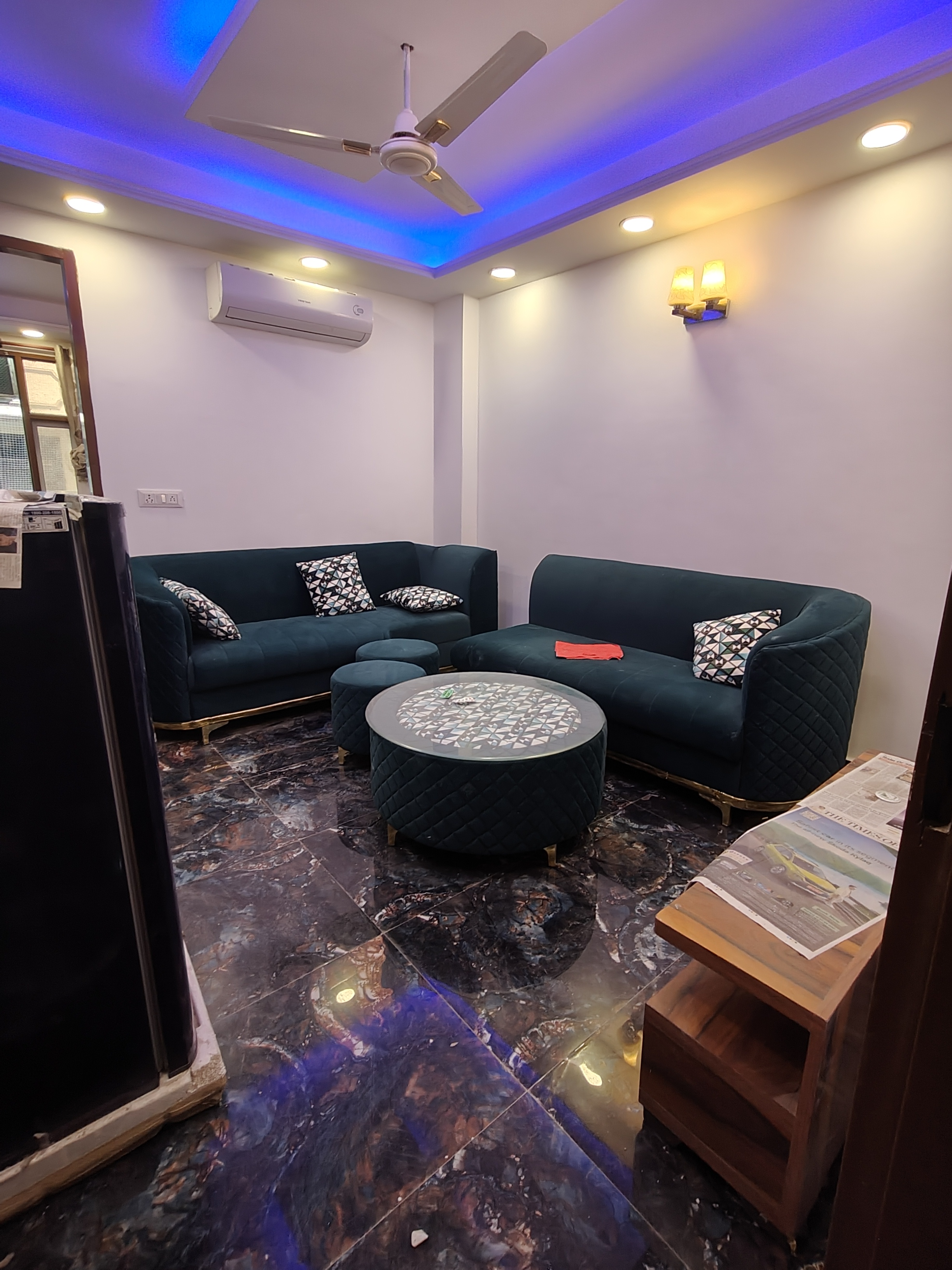 1 BHK Builder Floor For Rent in Palm Residency Chhatarpur