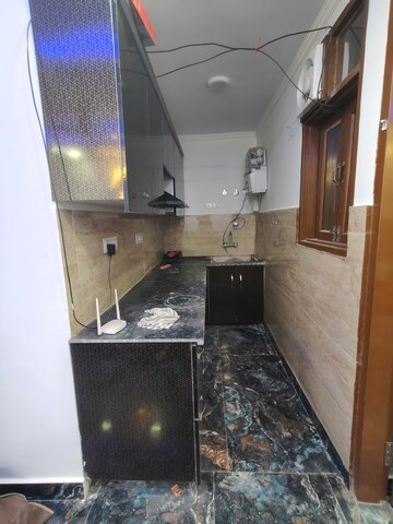 Kitchen in 1 BHK Builder Floor at Palm Residency Chhatarpur, Chattarpur – for Rent