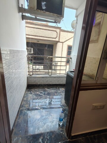 Balcony in 1 BHK Builder Floor at Palm Residency Chhatarpur, Chattarpur – for Rent