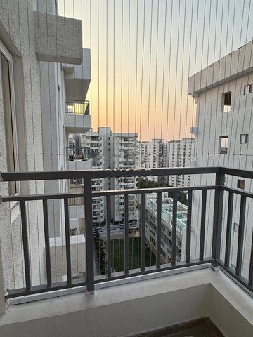 Balcony in 2.5 BHK Apartment at Aakriti Miro, Nallagandla – for Rent