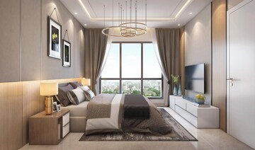Living Room in 3 BHK Apartment at Ajmera Manhattan, Wadala East – for Sale