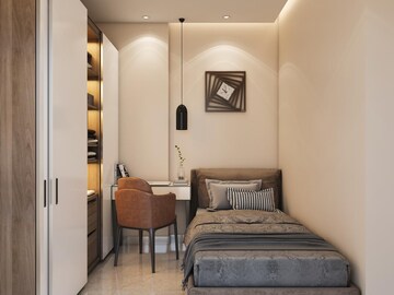 Bedroom in 3 BHK Apartment at Ajmera Manhattan, Wadala East – for Sale