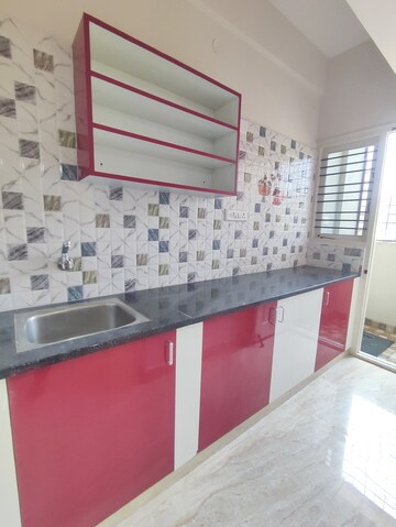 Kitchen in 1 BHK Builder Floor at Btm Layout – for Rent