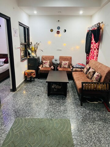 Living Room in 2 BHK Builder Floor at M3M Atrium, Sector 57 – for Rent