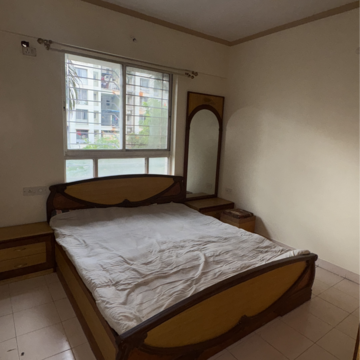 Bedroom in 2.5 BHK Apartment at Kolte Patil Rose Paradise, Nibm – for Rent