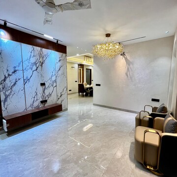 Living Room in 4 BHK Builder Floor at Ansal API Esencia, Sector 67 – for Sale