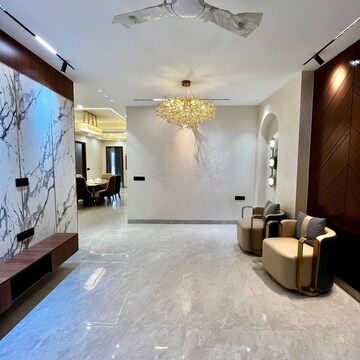 Living Room in 4 BHK Builder Floor at Ansal API Esencia, Sector 67 – for Sale