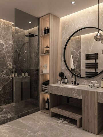 Bathroom in 4 BHK Independent House at Turner Road – for Sale