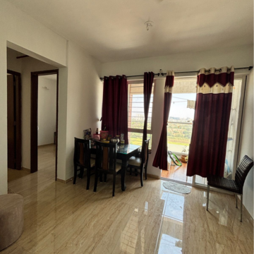 Living Room in 2 BHK Apartment at Kumar Panache, Veerabhadra Nagar – for Sale