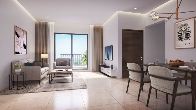 Living Room, majestique-new-friends 2 Bedroom 873 Sq.Ft. Apartment In Kothrud Pune 8734563