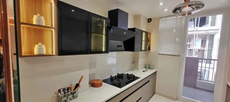 Kitchen, vip road 3 Bedroom 1800 Sq.Ft. Apartment In Vip Road Zirakpur 8734999