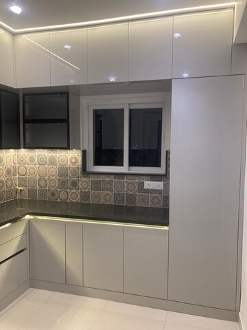 Kitchen in 2 BHK Apartment at Prestige High Fields, Gachibowli – for Rent