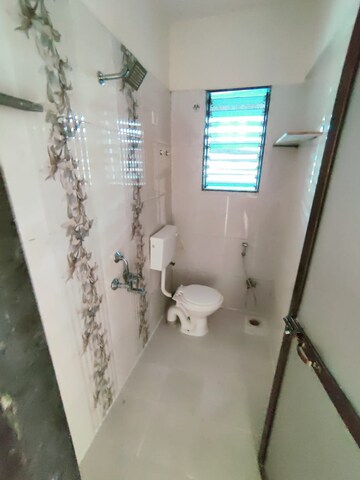 Bathroom in 2 BHK Apartment at Sai Chaturbhuj Apartment, Kharghar – for Rent