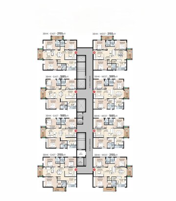 Master Plan in 3 BHK Apartment at SRR Sriram River View, Narsingi – for Sale