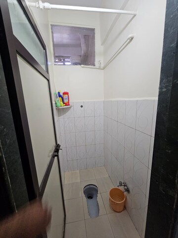 Bathroom in 1 RK Apartment at Vashi Sector 15 – for Rent