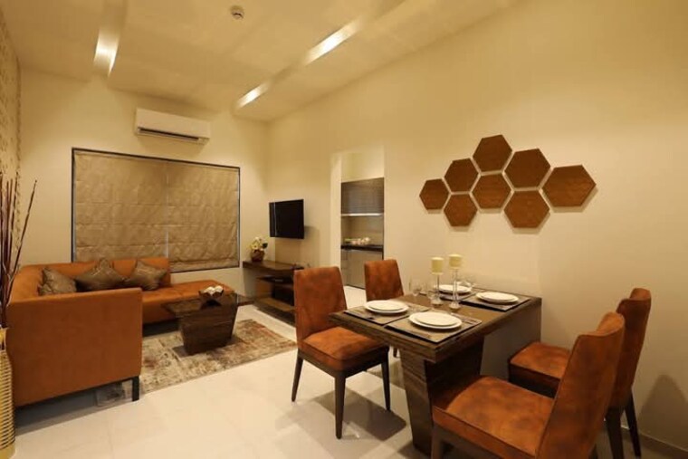 Living Room, veena-samrajya 1 RK 246 Sq.Ft. Apartment In Haranwali Palghar 8735444