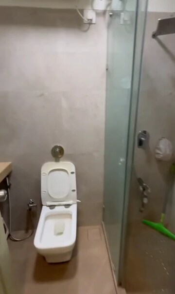 Bathroom in 3 BHK Apartment at Poseidon Apartment, Andheri West – for Rent