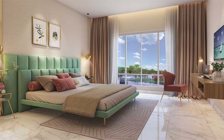 Bedroom, srr-sriram-river-view 3 Bedroom 2695 Sq.Ft. Apartment In Narsingi Hyderabad 8735495