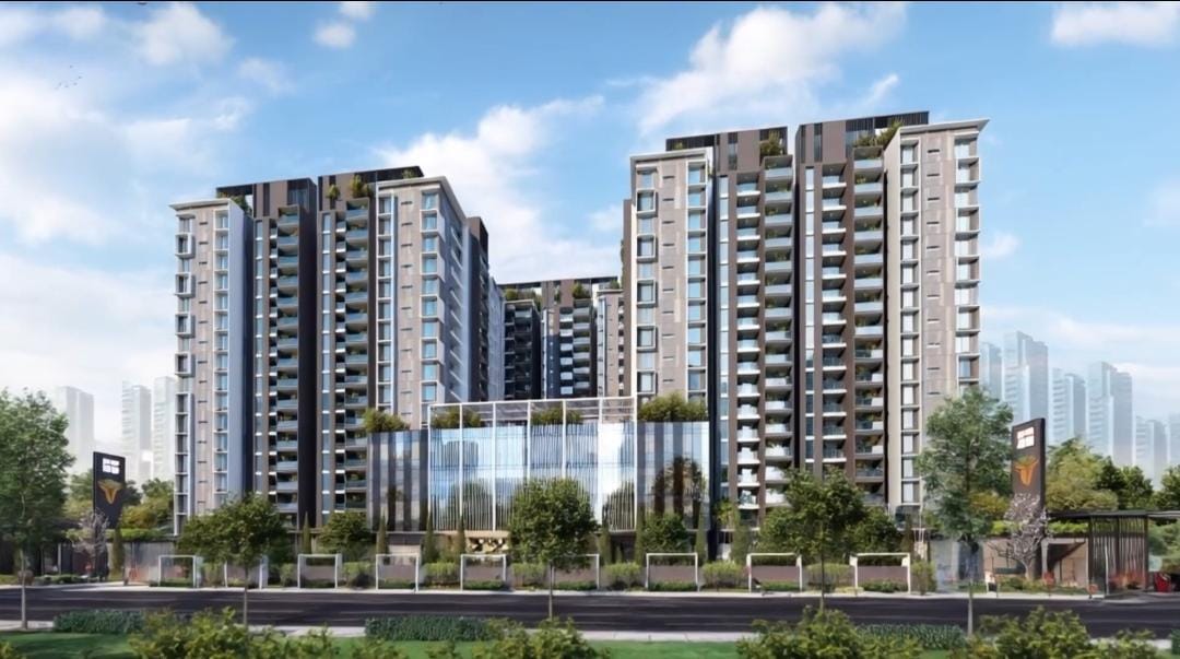 3 BHK + Pooja Room,Study Room 1580 Sq.Ft. Apartment in Trendsquares Akino