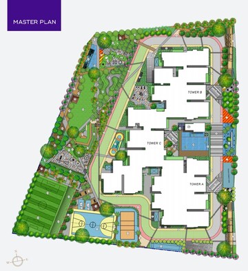 Master Plan in 3 BHK Apartment at Trendsquares Akino, Panathur – for Sale