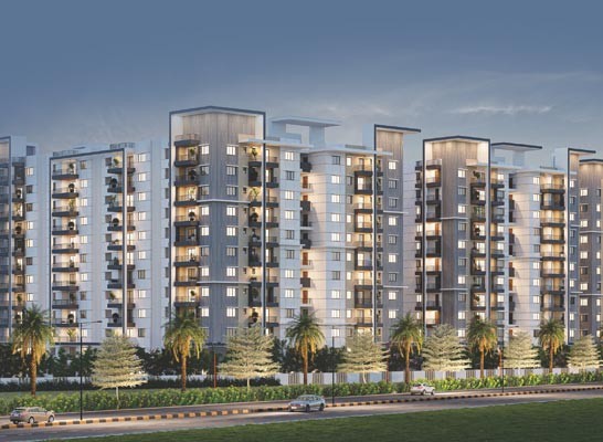 3 BHK 2695 Sq.Ft. Apartment in SRR Sriram River View