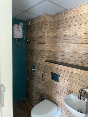 Bathroom in 2 BHK Apartment at Lodha Crown Quality Homes, Majiwada – for Rent