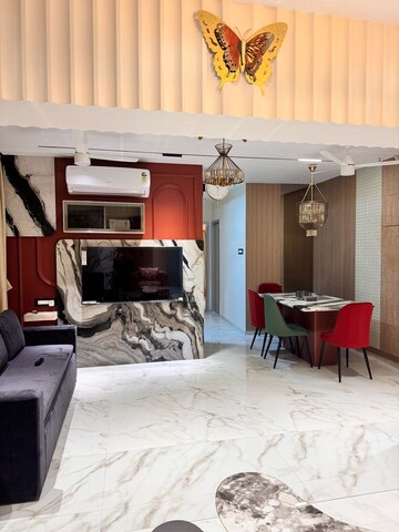 Living Room in 4 BHK Apartment at Sahyog Oshi, Oshiwara – for Sale